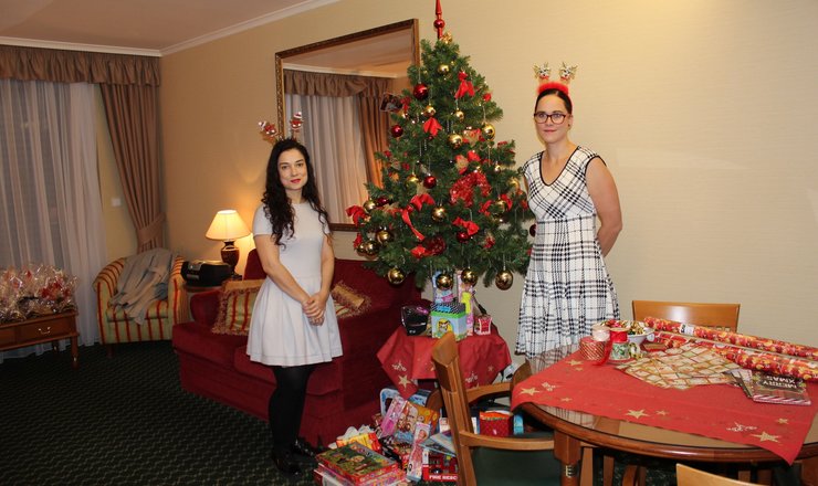 Christmas party in Mamaison Residence Downtown collected presents for the children’s home in Písek