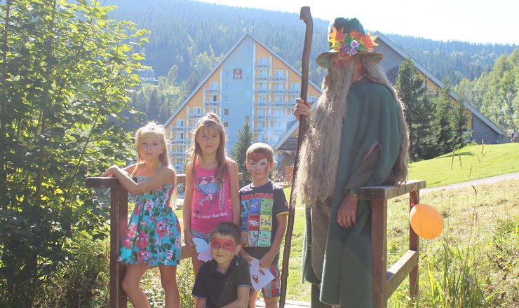 The Clarion Hotel in the Giant Mountains was visited by Krakonoš, Little Red Riding Hood and other f